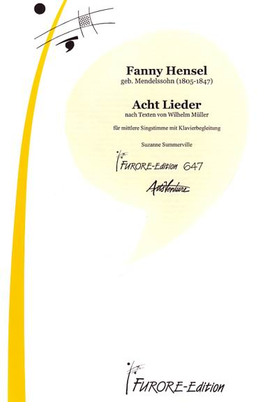 8 Lieder nach Texten von Wilhelm Müller / 8 Songs on Poems by Wilhelm Müller, Partitur - hier klicken 8 Lieder nach Texten von Wilhelm Müller / 8 Songs on Poems by Wilhelm Müller, Partitur - hier klicken
