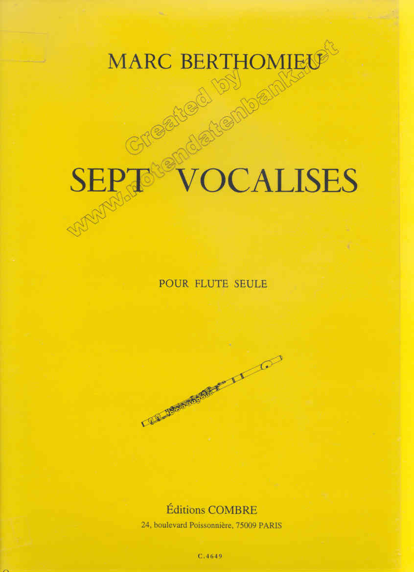 Sept Vocalises - hier klicken Sept Vocalises - hier klicken