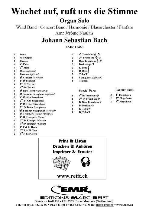 Wachet auf, ruft die Stimme - hier klicken