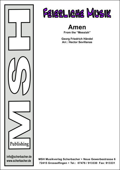 Amen (aus 'Messiah') - hier klicken