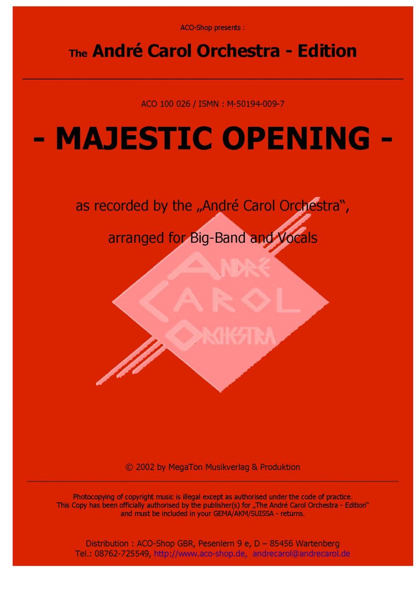 Majestic Opening - hier klicken