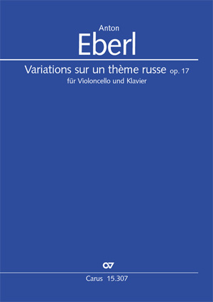 Variations sur un th�me russe f�r Violoncello und Klavier - hier klicken