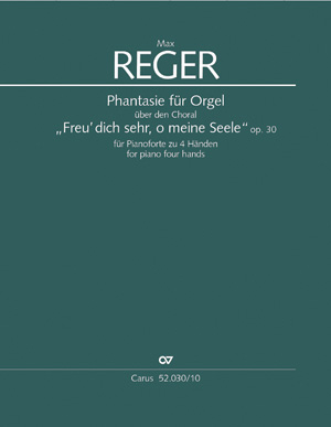 Phantasie für Orgel über 'Freu dich sehr, o meine Seele' - hier klicken