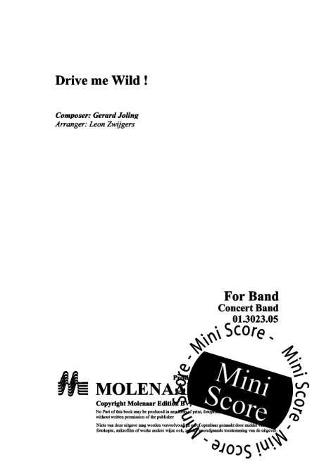 Drive Me Wild ! (Maak Me Gek) - hier klicken
