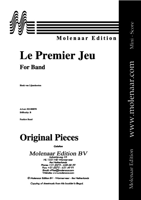 Le Premier Jeu - hier klicken