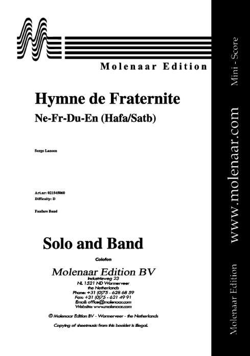 Hymne de Fraternite - hier klicken