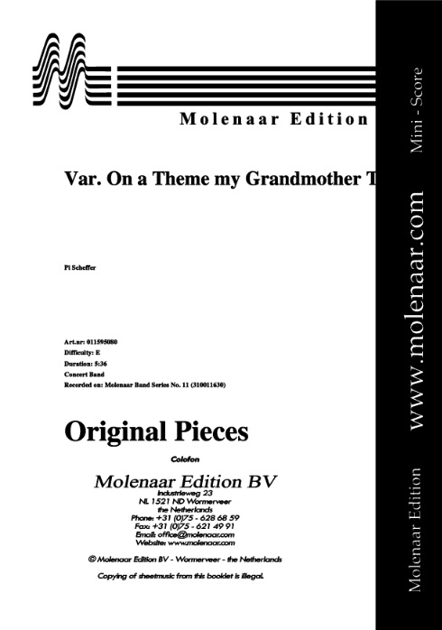 Variations on a Song my Grandmother taught me - hier klicken