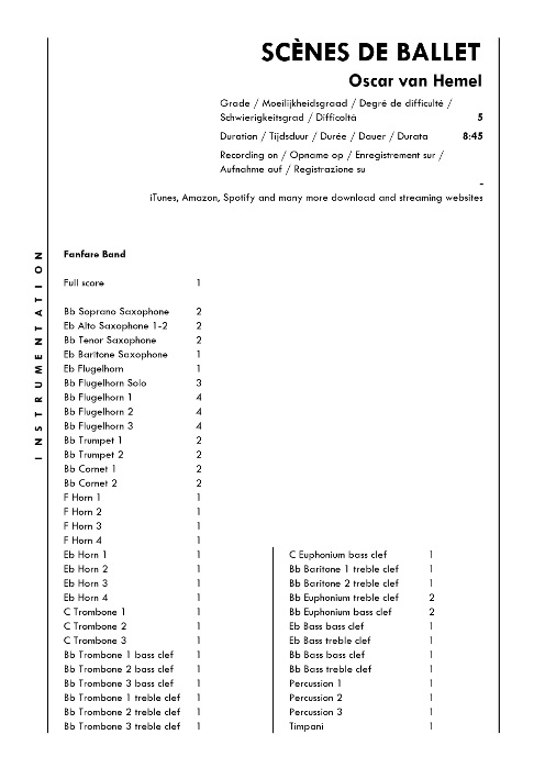 Sc�nes De Ballet (Scenes) - hier klicken