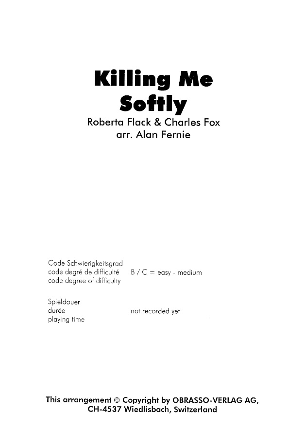 Killing me Softly - hier klicken