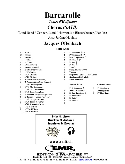 Barcarolle (Contes d'Hoffmann) - hier klicken