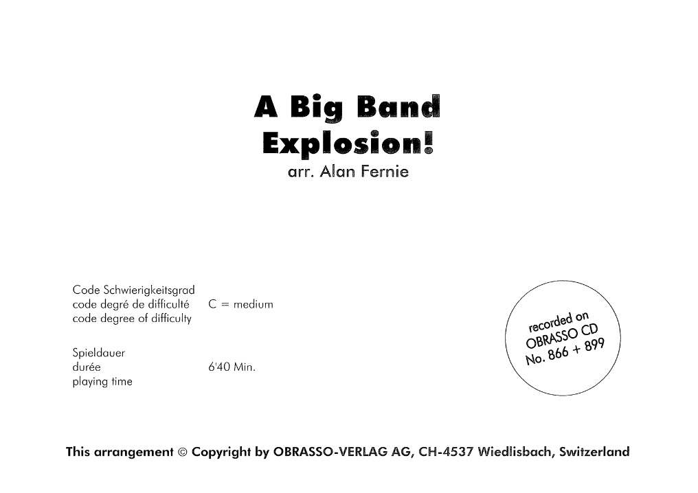 A Big Band Explosion - hier klicken