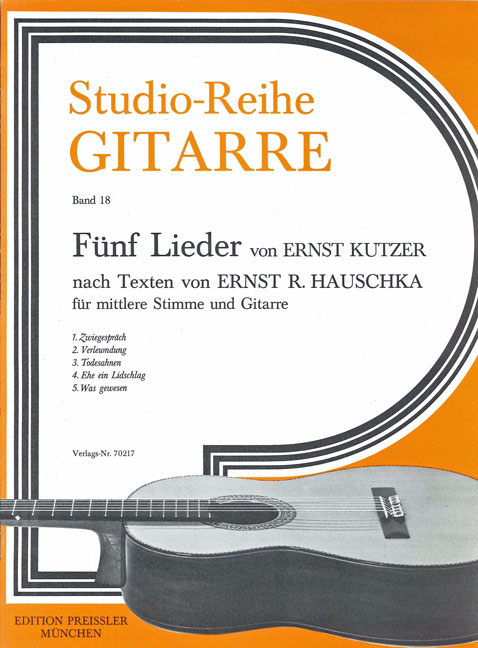 5 Lieder nach Texten von Ernst R Hauschka - hier klicken