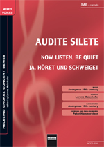 Audite silete (Now listen, be quiet / Ja, h�ret und schweiget) - hier klicken