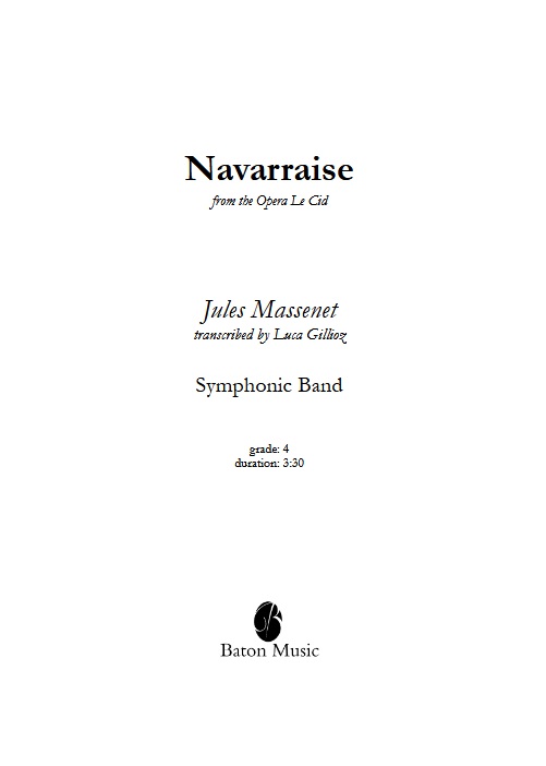 Navarraise (Le Cid) - hier klicken