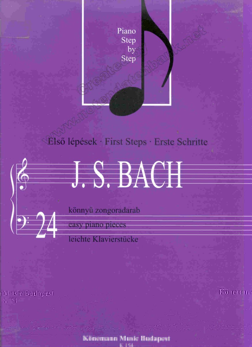24 leichte Klavierst�cke / 24 easy piano pices / 24 k�nny� zongoradarab - hier klicken