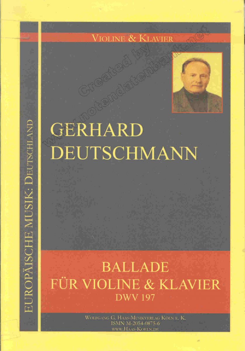 Ballade für Violone und Klavier - hier klicken Ballade für Violone und Klavier - hier klicken