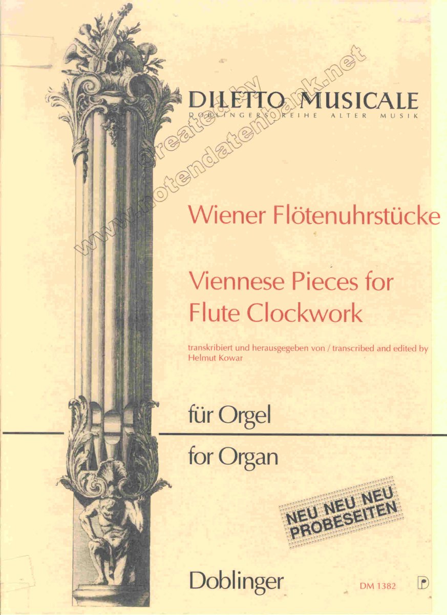 Wiener Fl�tenuhrst�cke / Viennese Pieces for Flute Clockwork - hier klicken