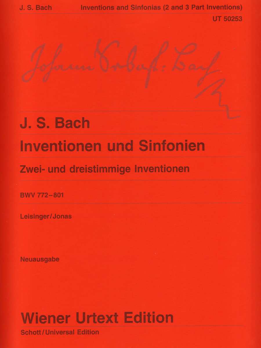 Inventionen und Sinfonien (Zwei- und dreistimmige Inventionen) - hier klicken