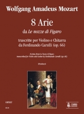 8 Airs from �Le Nozze di Figaro� transcribed by Ferdinando Carulli (Op. 66) for Violin and Guitar - hier klicken