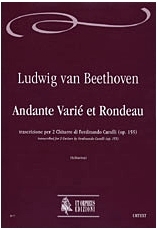 Andante Varié et Rondeau transcribed for 2 Guitars by Ferdinando Carulli - hier klicken Andante Varié et Rondeau transcribed for 2 Guitars by Ferdinando Carulli - hier klicken