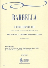 Concerto No.3 from the 24 Concertos in the Naples manuscript (1725) - hier klicken