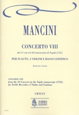 Concerto No.8 from the 24 Concertos in the Naples manuscript (1725) - hier klicken