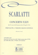 Concerto No.24 from the 24 Concertos in the Naples manuscript (1725) - hier klicken