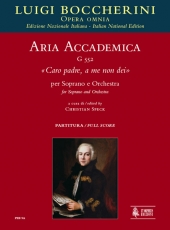 Aria accademica G 552 Caro padre, a me non dei for Soprano and Orchestra - hier klicken