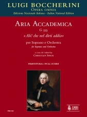 Aria accademica G 552 «Caro padre, a me non dei» for Soprano and Orchestra - hier klicken