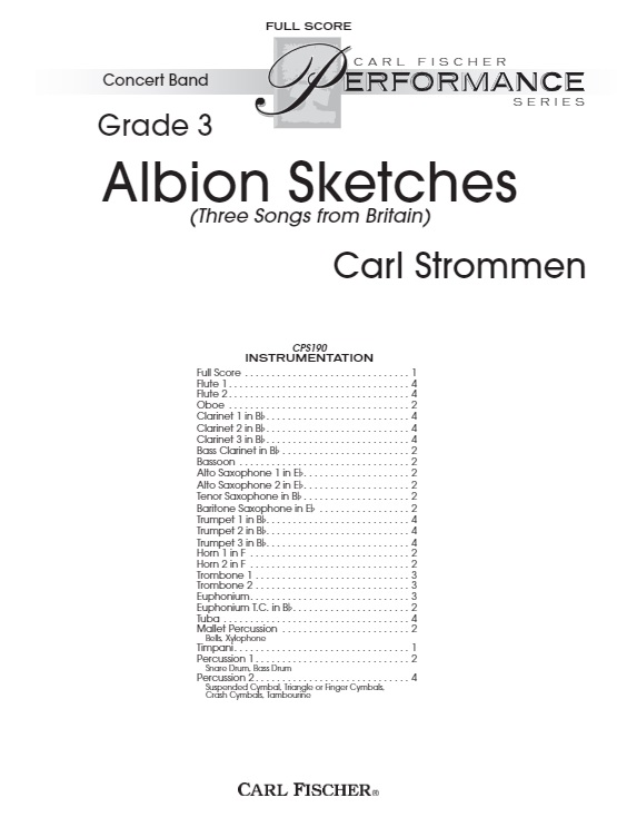 Albion Sketches (Three Songs from Britain) - hier klicken