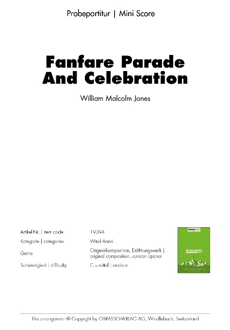 Fanfare Parade and Celebration - hier klicken