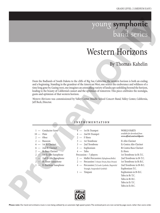 Western Horizons - hier klicken