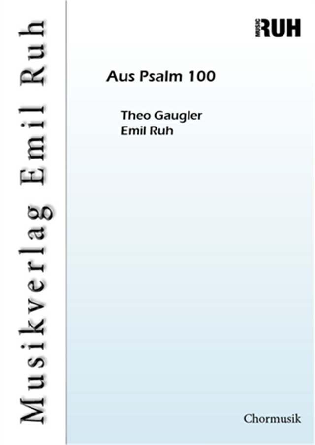 Aus Psalm 100 - hier klicken