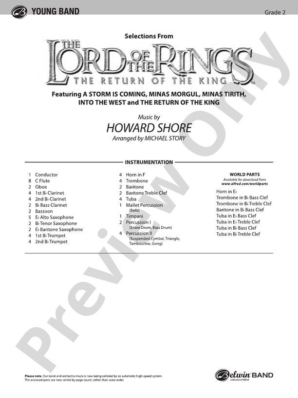 Selection from 'The Lord of the Rings: The Return of the King' - hier klicken