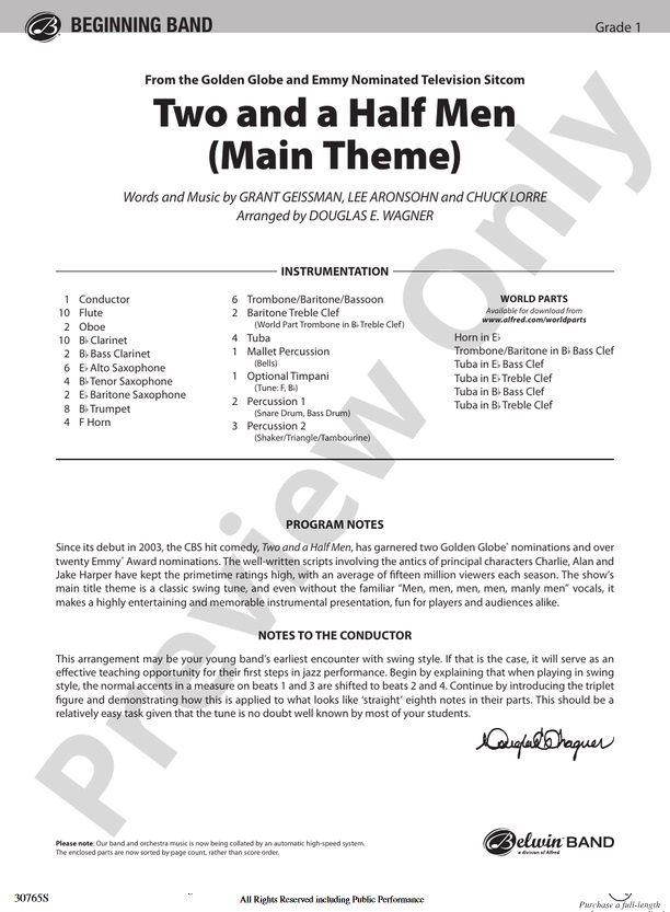 Two and a Half Men (Main Theme) - hier klicken