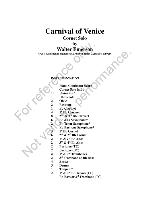 Carnival of Venice - hier klicken