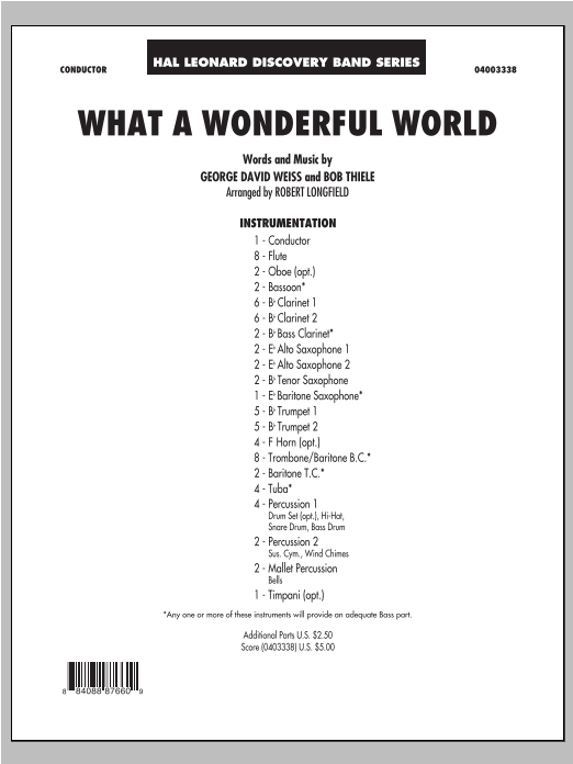 What a Wonderful World - hier klicken