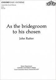 As the Bridegroom to his chosen - hier klicken