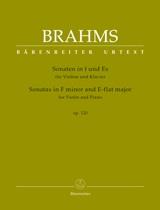 Sonatas in F minor and E-flat major after op. 120