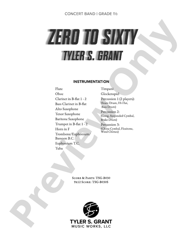 Zero to Sixty - hier klicken