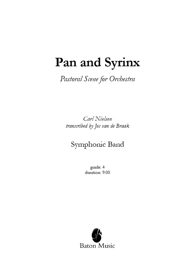 Pan and Syrinx (Pastoral Scene for Orchestra) - hier klicken