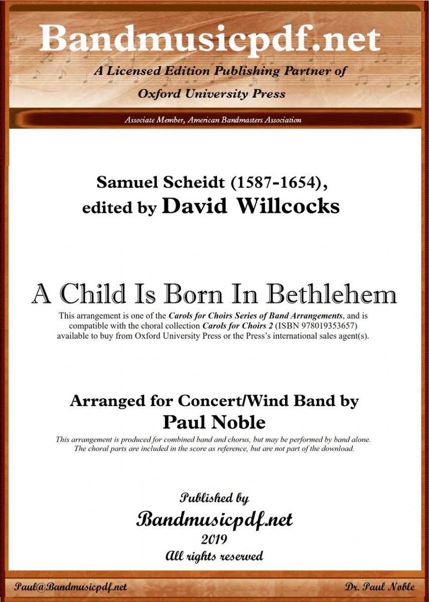 A Child is Born in Bethlehem - hier klicken