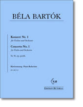Violinkonzert #1, Sz. 36, op. posth. - hier klicken Violinkonzert #1, Sz. 36, op. posth. - hier klicken