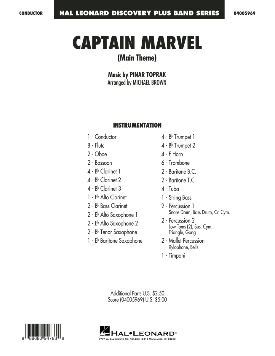 Captain Marvel (Main Theme) - hier klicken