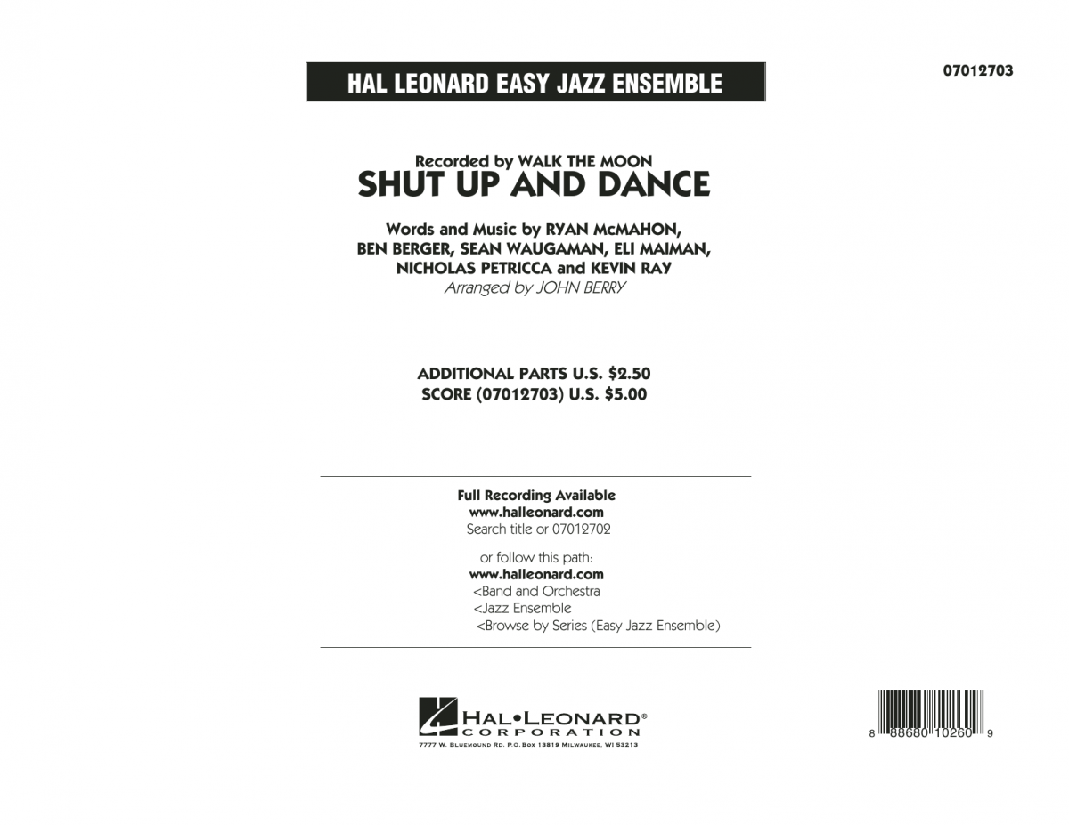 Shut Up and Dance - hier klicken