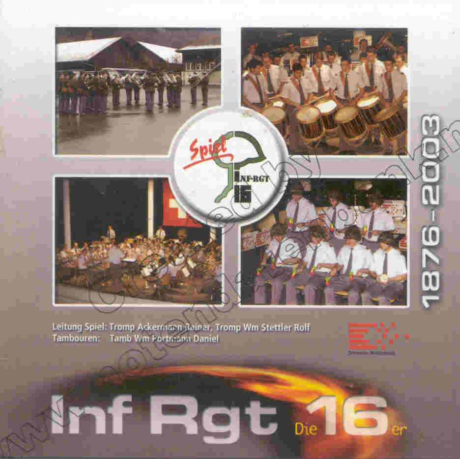 Inf Rgt 16: Die 16er 1876-2003 - hier klicken