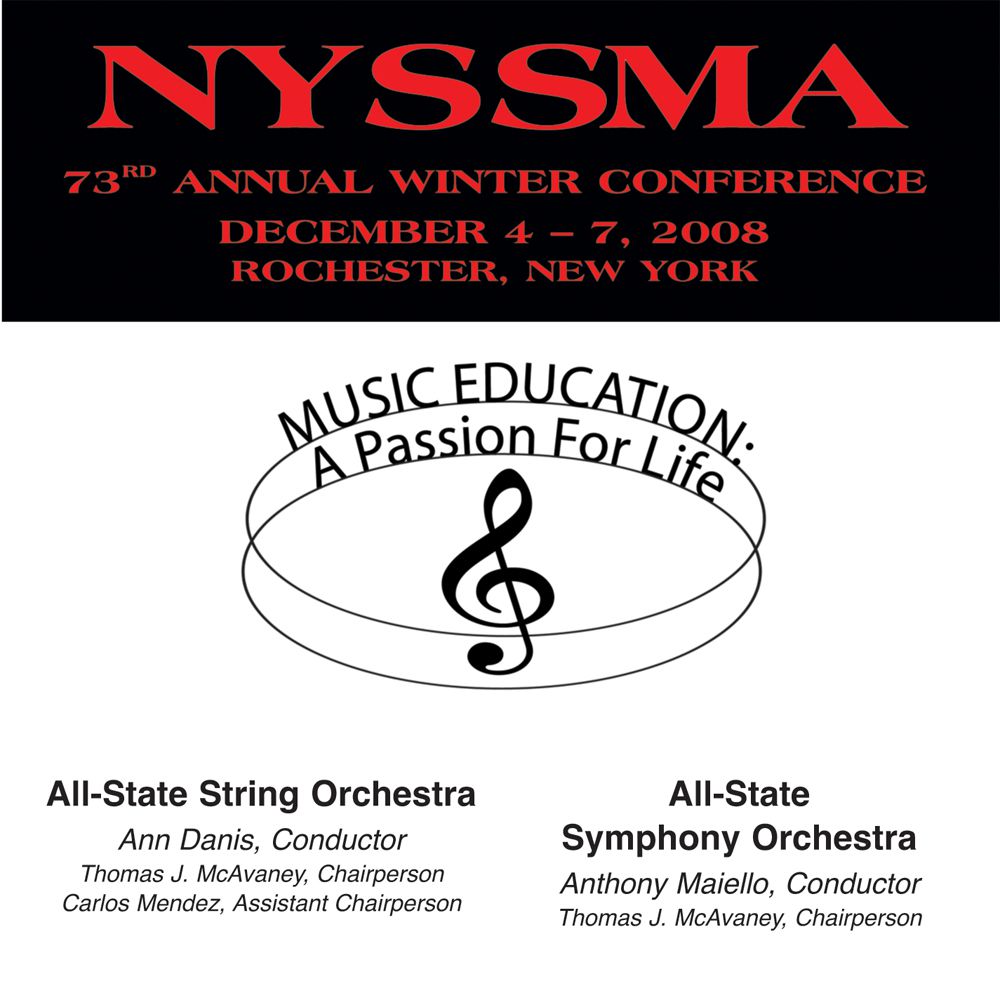 2008 New York State School Music Association: All-State String Orchestra and All-State Symphonic Orchestra - hier klicken 2008 New York State School Music Association: All-State String Orchestra and All-State Symphonic Orchestra - hier klicken