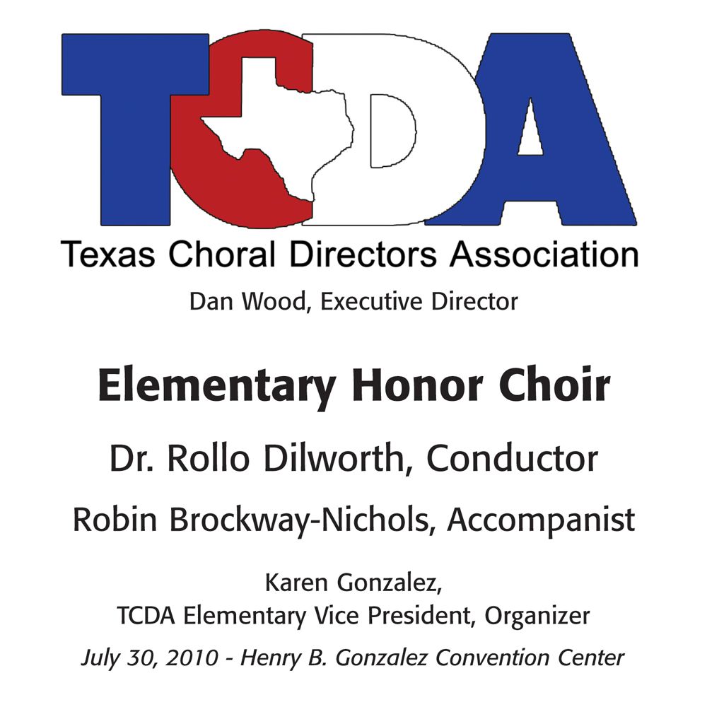 2010 Texas Choral Directors Association: Elementary Honor Choir - hier klicken 2010 Texas Choral Directors Association: Elementary Honor Choir - hier klicken
