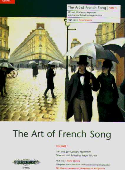 Art of French Song #1, The (High Voice) - hier klicken