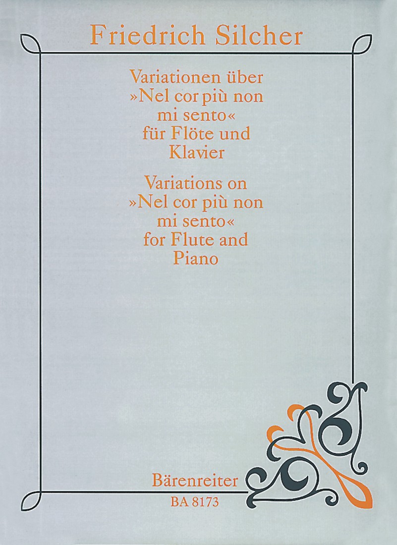 Variationen �ber / Variations on 'Nel cor pi� non mi sento' - hier klicken